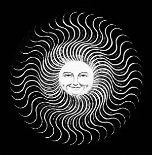 Illustration of a Smiling Sun