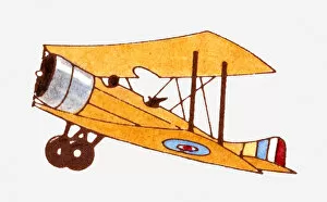 World War I (1914-1918) Gallery: Illustration of Sopwith 1 1 / 2 Strutter, 1st World War biplane
