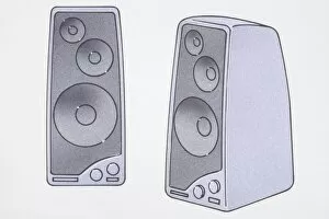Illustration, two speakers