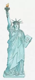 Images Dated 23rd March 2011: Illustration of Statue of Liberty