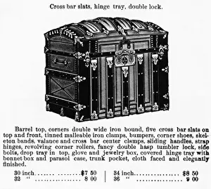 Illustration Of A Steamer Trunk