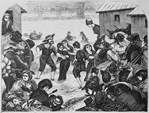 Illustration of Swimming Class