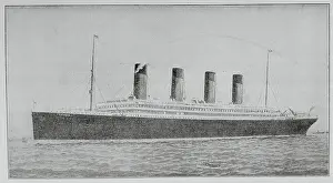 Illustration of the Titanic
