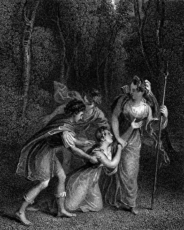 Illustration from Titus Adronicus by Shakespeare