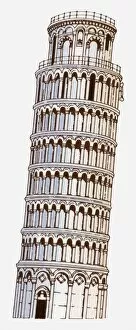 Images Dated 22nd March 2011: Illustration of Torre pendente di Pisa (Tower of Pisa)