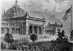 Exhibitions Prints: Illustration Of U. S. Centennial Exhibition