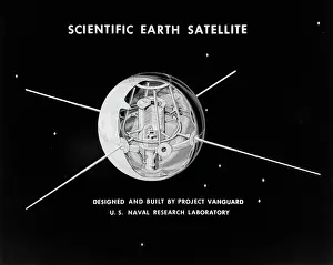 Satellite Prints: Illustration of Vanguard Satellite