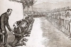 Execution Prints: Illustration Of Virginius Crew Execution