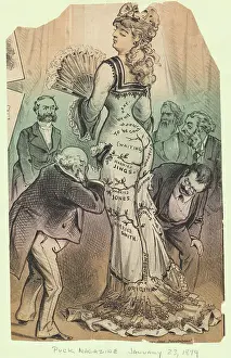 Illustration of Woman Advertising Ideas on Institution of Marriage