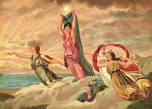 Illustration of Women on the Island of Aiae