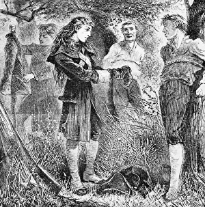 Illustration of Women Soldiers During Revolution