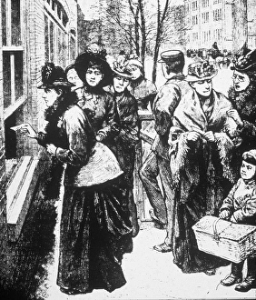 Representing Gallery: Illustration Of Women At Train Station