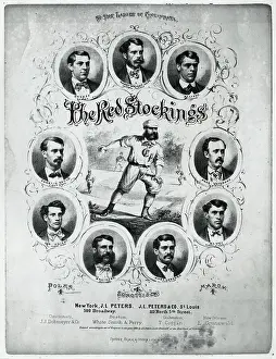 Illustraton Of Cinncinati Red Stockings
