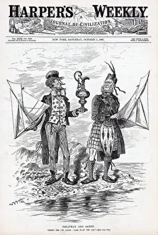 Magazine Cover Prints: Illustraton On Harper'S Weekly Cover