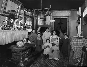 Immigrant Prints: Immigrant Family In New Quarters