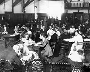 Lunch Prints: Immigrants at Ellis Island