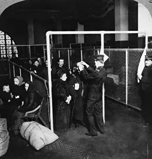 Official Prints: Immigrants Getting Physical Exam