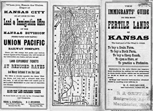 Pamphlet Prints: The Immigrants Guide to The Most Fertile Lands of Kansas Pamphlet