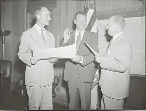 Immigration and Naturalization Ceremony for Earl G. Harrison