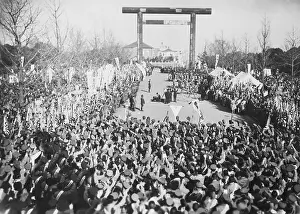 Imperial Japanese Army Reserves Cheering
