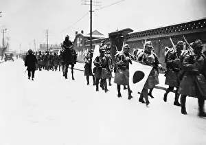 Infantry Prints: Imperial Japanese Infantry Marching