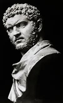 Breastplate Prints: Imperial Roman Bust of Emperor Caracalla