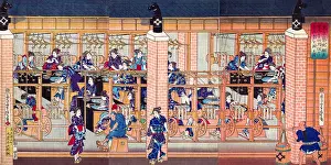 Labor Prints: Imported silk reeling machine