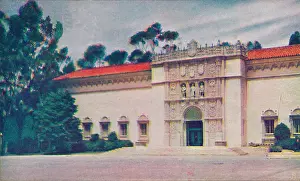 Art Gallery Prints: The Imposing Doorway Of Fine Arts Gallery C1935