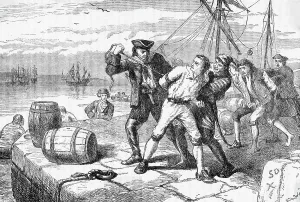 Revolution Prints: Impressment Of Bostonians By British