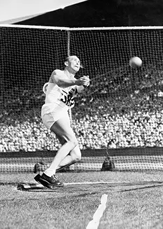 Hammer Prints: Imry Nemeth Throwing Hammer in Olympics