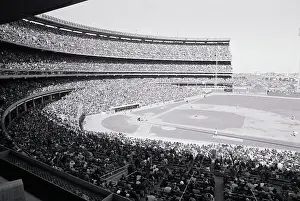 In-Stands View Of Shea Stadium And Crowd