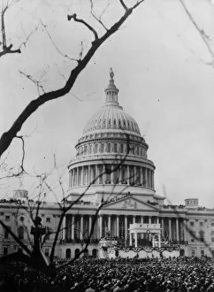 Capitol Building Washington Gallery: Inauguration Crowd