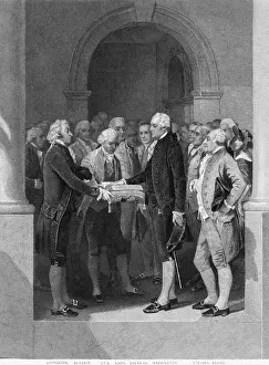Inauguration Prints: Inauguration Of Geroge Washington