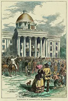 Inauguration of Jefferson Davis at Montgomery