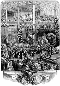 New York State Gallery: Inauguration of the New York Crystal Palace, Illustrated London News