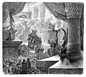 Religious Service Prints: The Inauguration of the Solomonic Temple