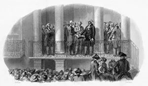 Inauguration Of Washington In City Hall