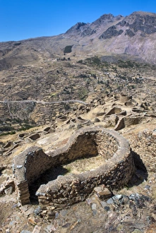 Images Dated 4th August 2015: Inca Ruins at Ankasmarka, Peru