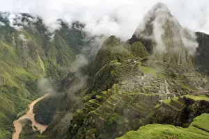 Inca Prints: Inca ruins at Machu Picchu, UNESCO World Heritage Site