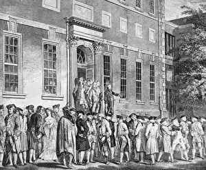July Prints: Independenc Hall On Eve Of July 4, 1776