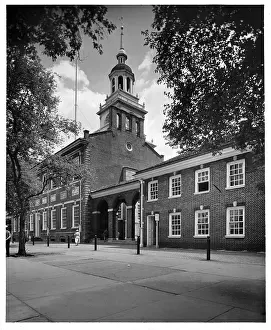 Lac0047 Prints: Independence Hall In Philadelphia, Pennsylvania