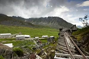 Images Dated 16th July 2011: Independence Mine, old gold mine in the Talkeetna Mountains, Alaska, USA, North America