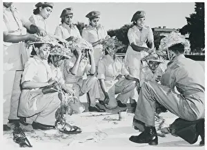 India Women Applying War Paint