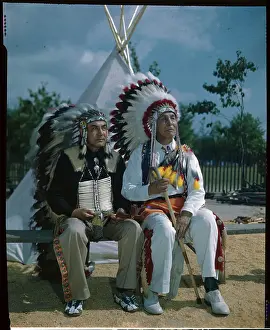 Michigan Prints: Two Indian Chiefs