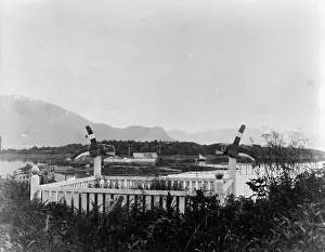 Indian Grave And Totems Near Ft Wrangel, Alaska