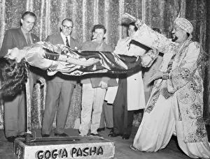 Deceit Prints: Indian Magician Gogia Pasha and Daughter During Levitation Act