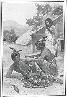 Indian Receiving a Tattoo