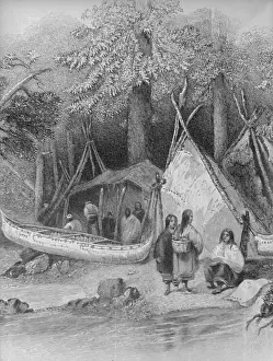 Indian Settlement in The Wilderness