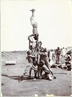 Pyramid Prints: Indian Tumblers With Swords