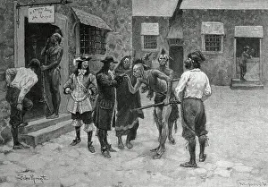 Indians Inspecting Settlers